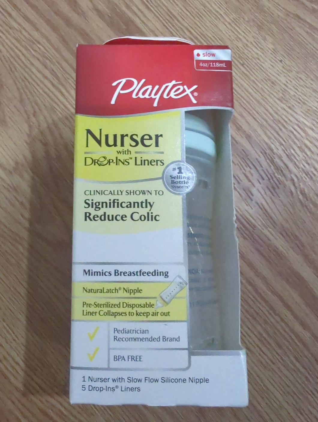 Playtex Nurser Drop In Bottle New in Box