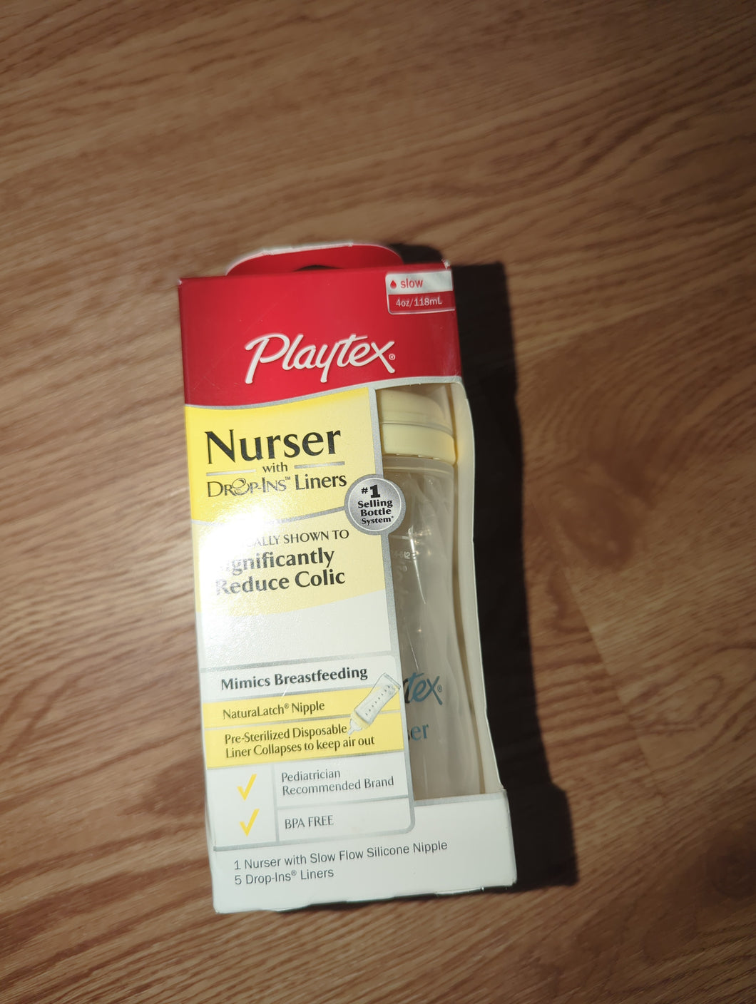 Playtex Nurser Drop In Bottle New in Box
