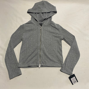 Art Class Thin Knit NWT Zipped Hoodie Gray - size 7