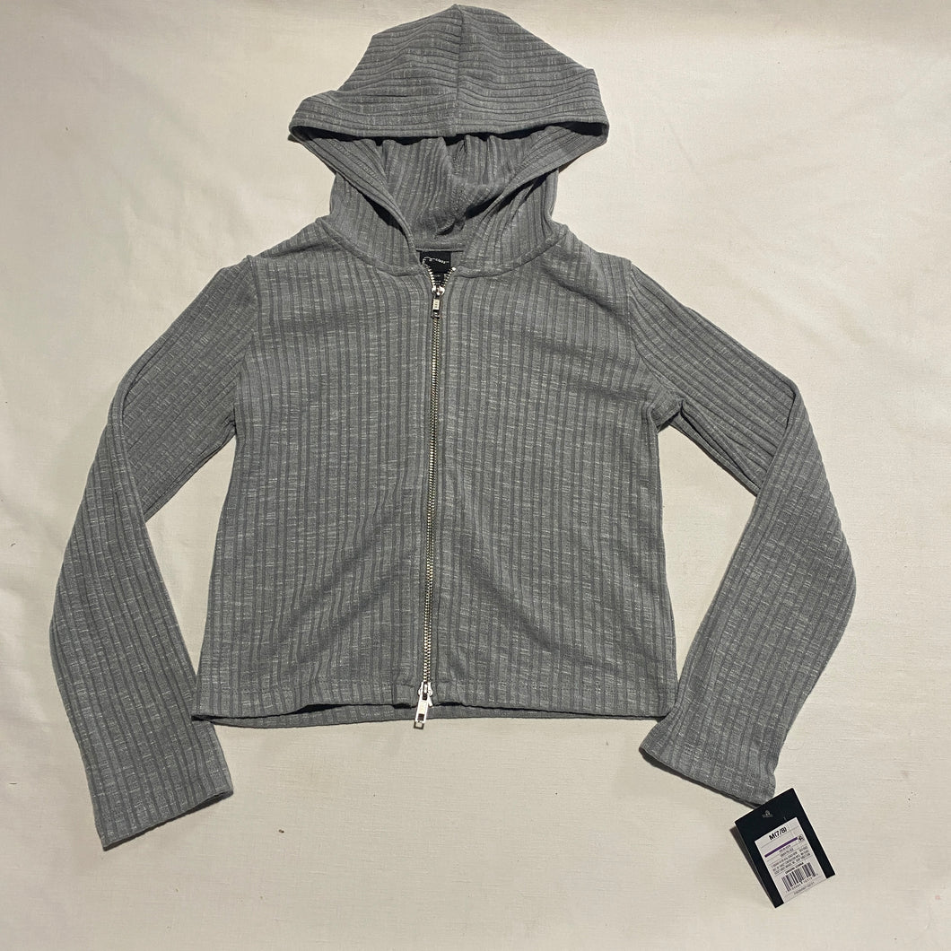 Art Class Thin Knit NWT Zipped Hoodie Gray - size 7