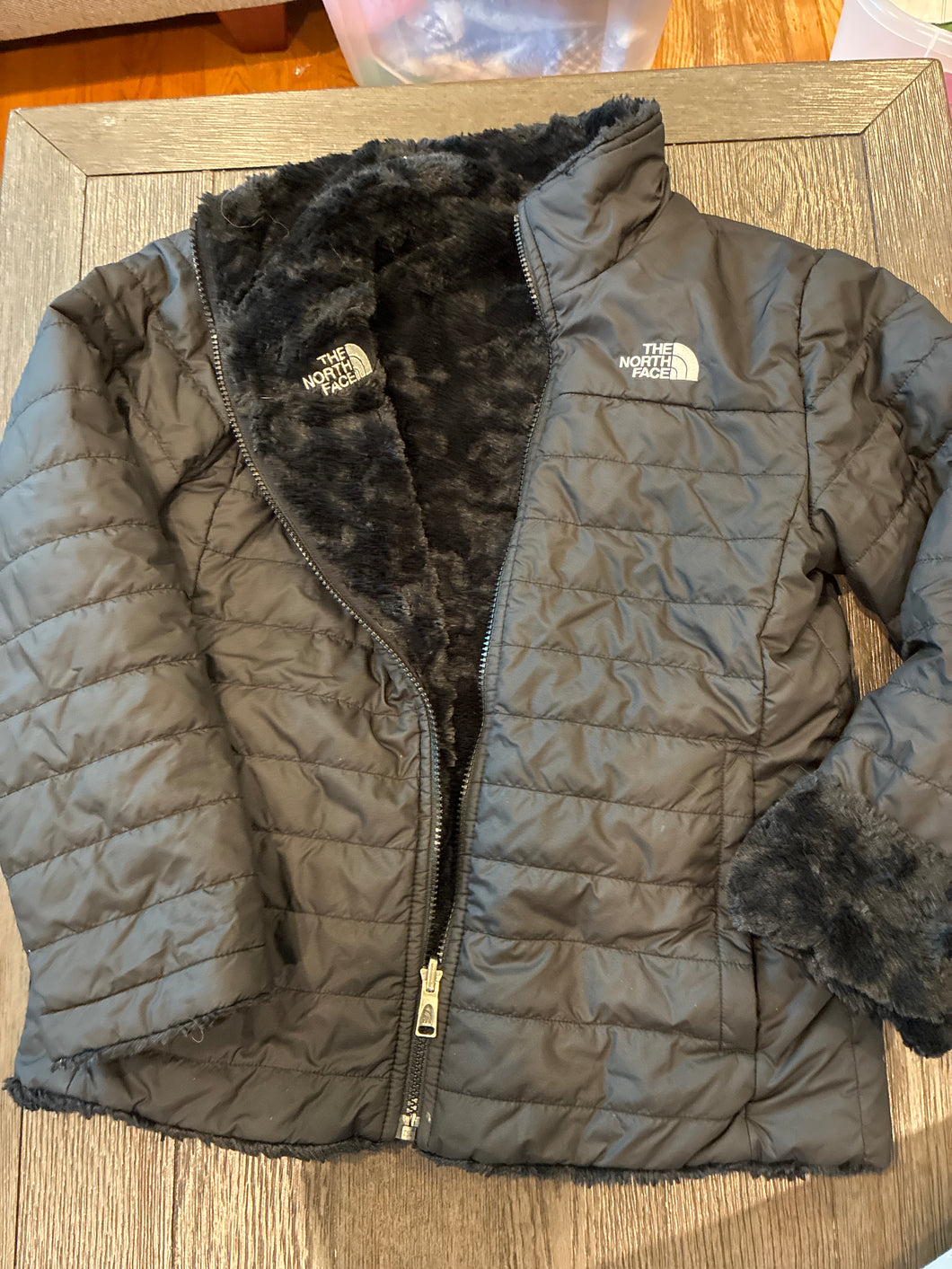 The North Face Black reversible - size 14