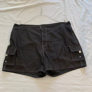 Beach Rays Black Swim Shorts - size 16