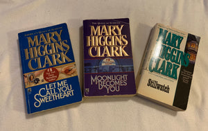3 SC Mary Higgins Clark Novels