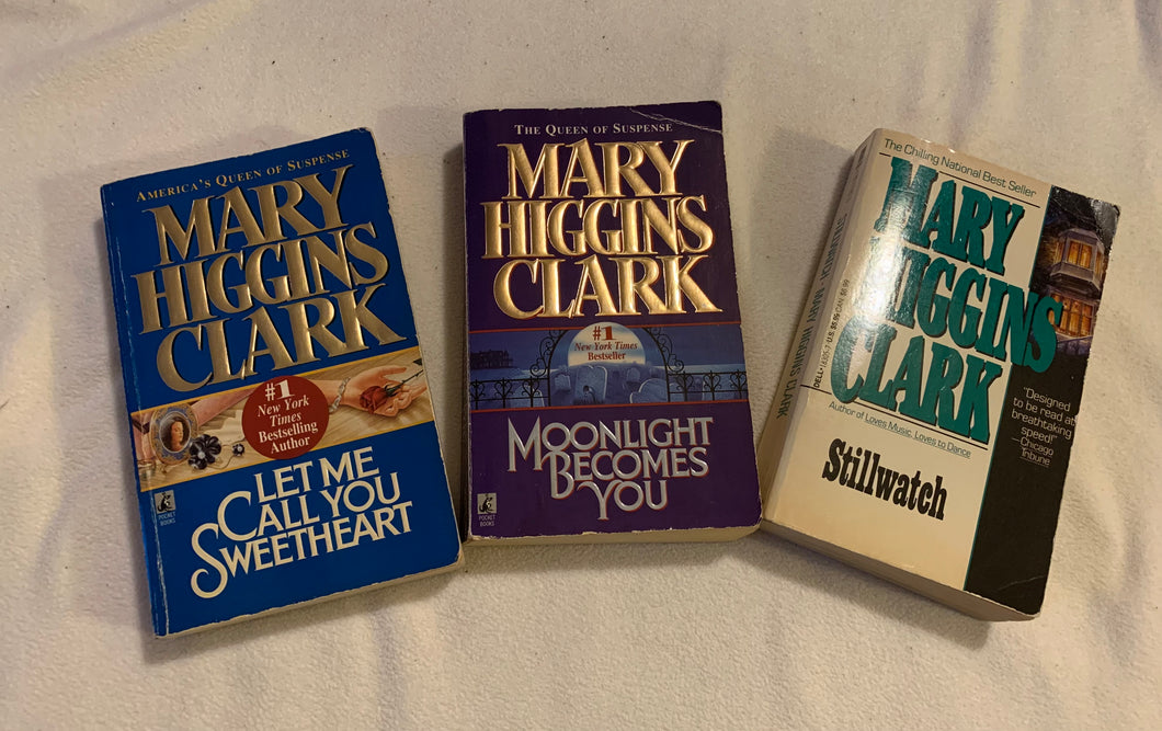 3 SC Mary Higgins Clark Novels