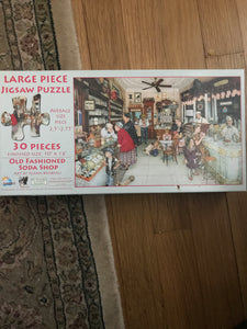 Large jigsaw puzzle Old fashion soda shop