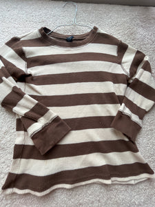 Gap brown/ivory stripe - size 5/5T