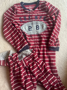 Carters champs Footed pj - size 8