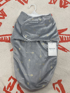 New SWADDLE Gray and fuzzy - size .See Description