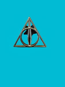 Harry Potter lapel pin Deathly Hallows