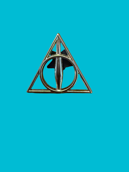 Harry Potter lapel pin Deathly Hallows