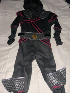 Ninja costume Child size 5/6 - size .See Description