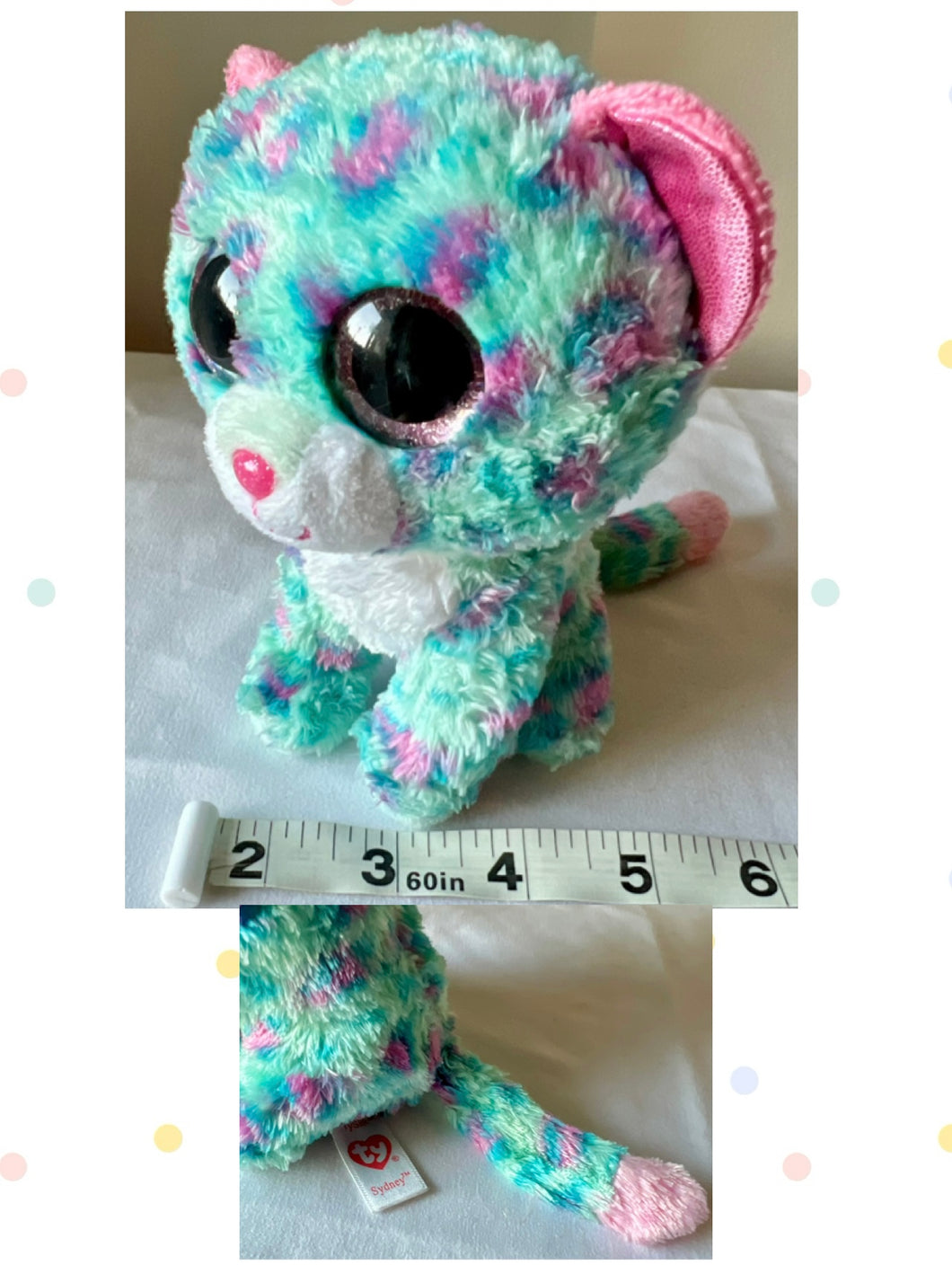 Beanie Babies Plush SYDNEY the Leopard