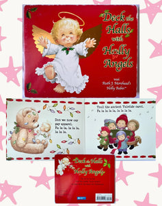 DECK THE HALLS WITH HOLLY ANGELS Boardbook