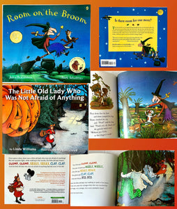 *2 Great Halloween Bks!* ROOM ON THE BROOM & THE