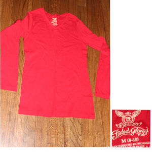 Faded Glory Red Shirt - size Medium