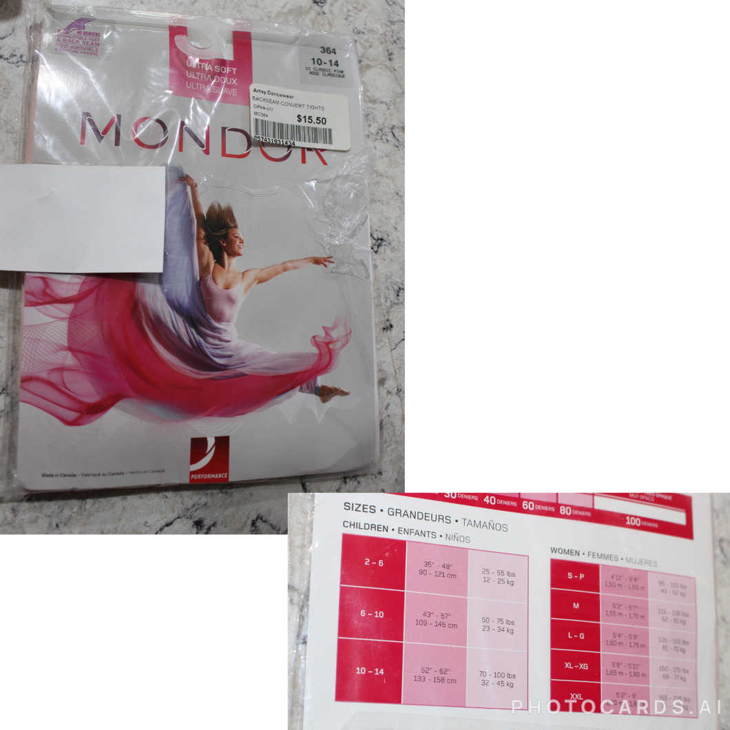 Dance Tights size 10 - 14 - size 10