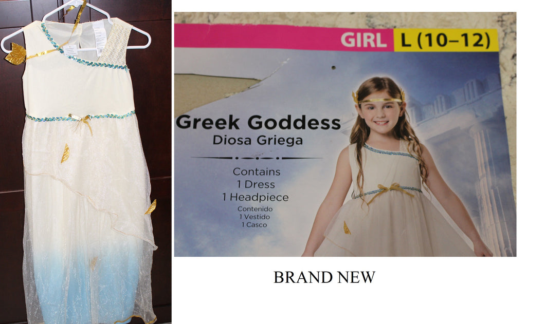 Greek Goddess Costume - size 10