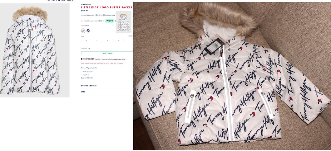 Tommy Hilfiger Coat retails $110 - size 5/5T