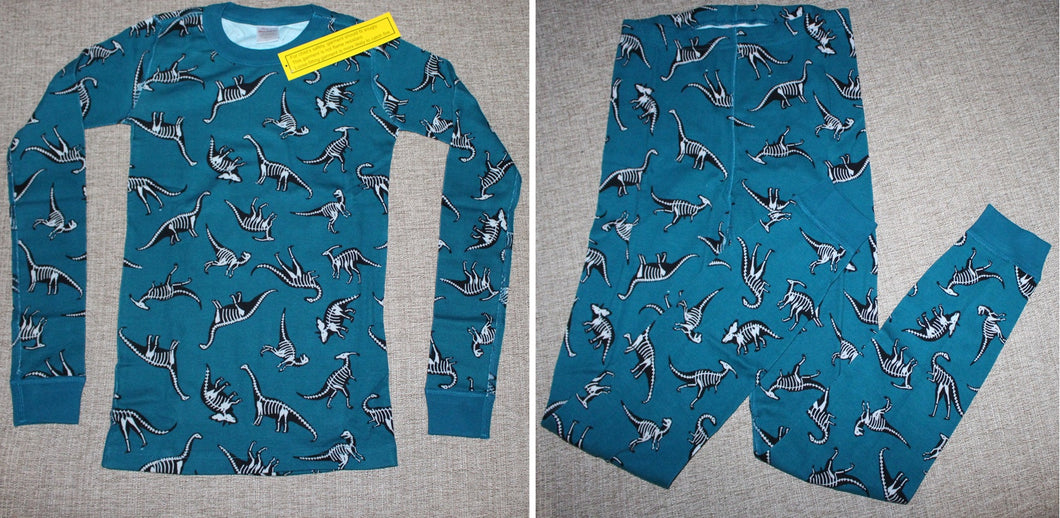 Hanna Andersson Pj Set Dinosaur Retails $49 - size 12