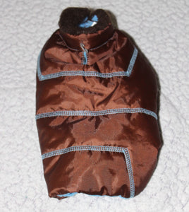 Brown & blue jacket