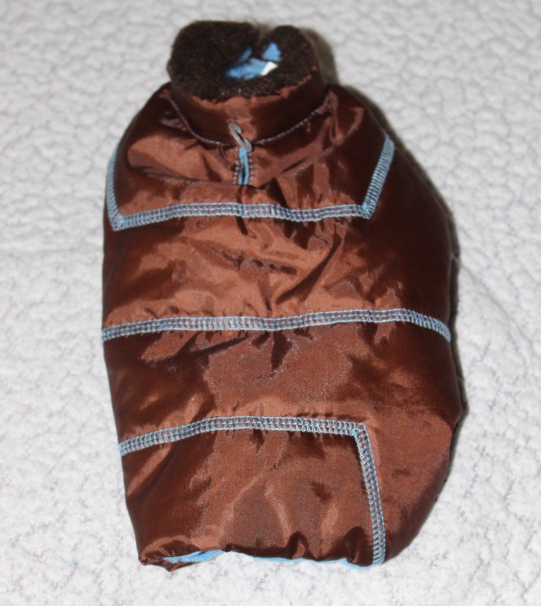Brown & blue jacket