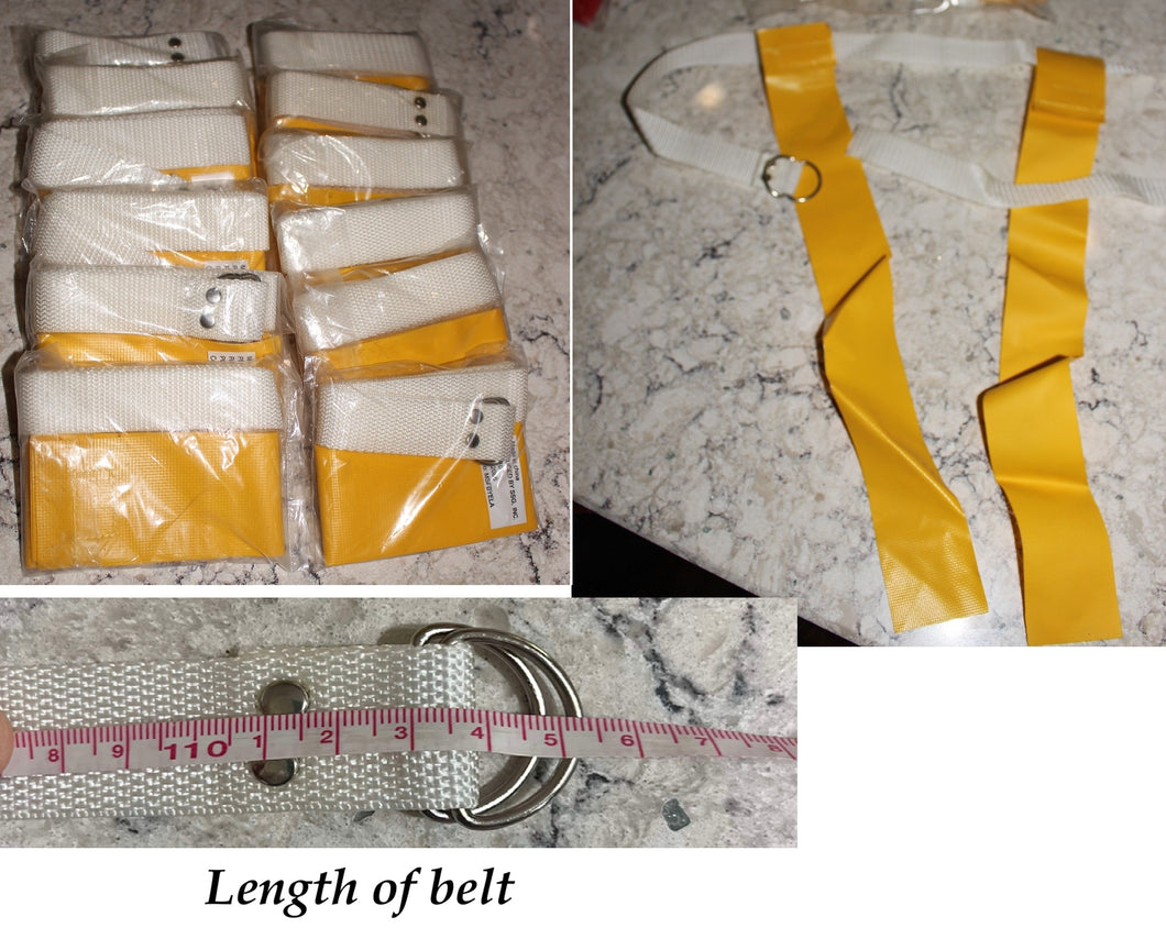 Adjustable flag football yellow 12 packs