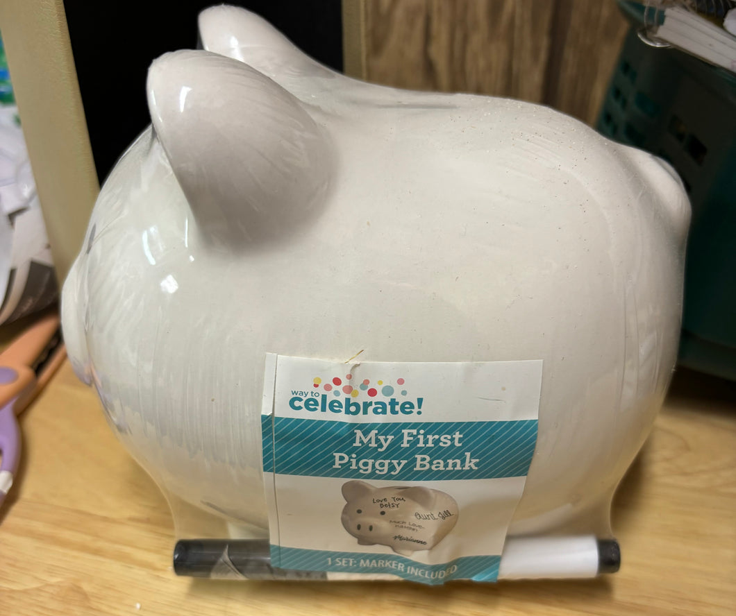 Piggy bank Blank to be painted