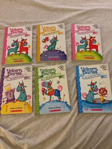 6 Unicorn Diaries books From a series