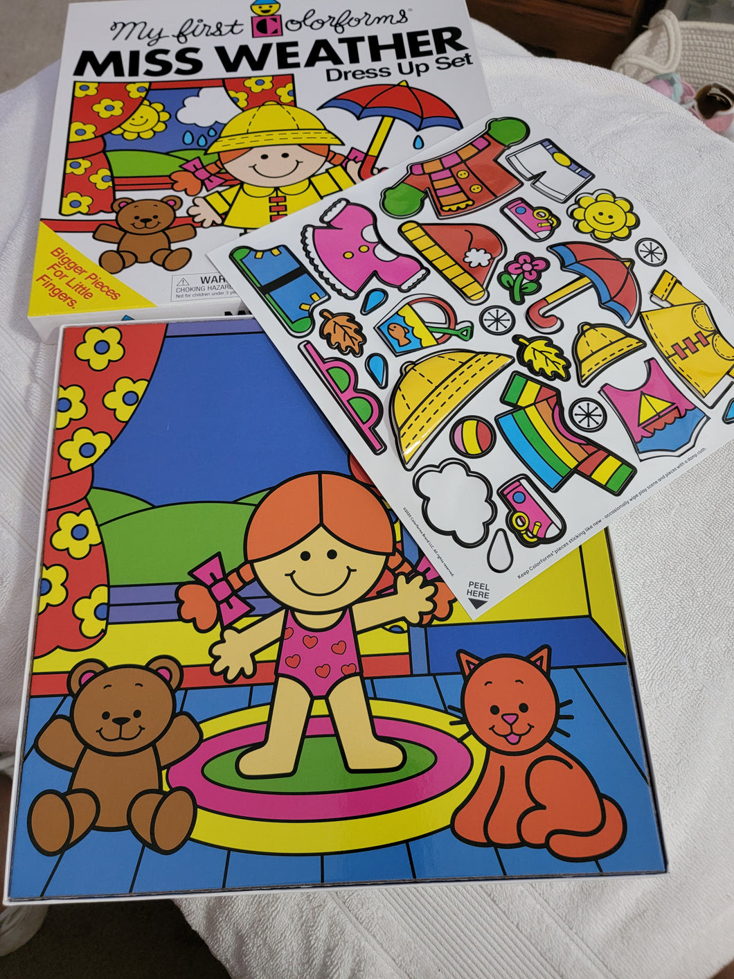 Colorforms Miss Weather barely used