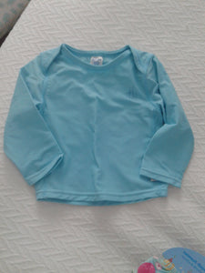 i play blue green rash guard - size 18 months