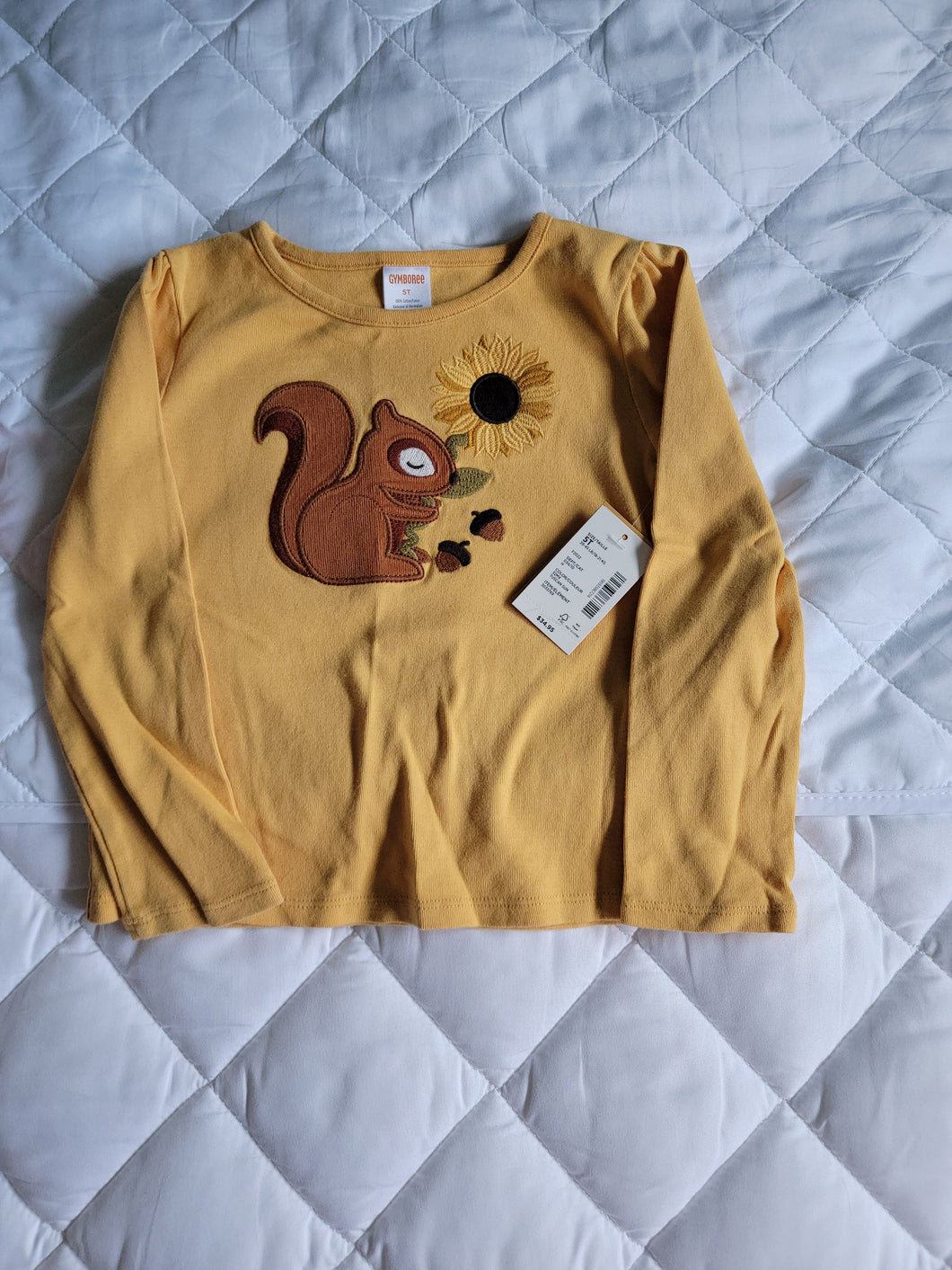 Gymboree Nwt Squirel shirt - size 5/5T