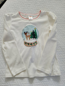 Gymboree brand new Snow globe shirt - size 5/5T