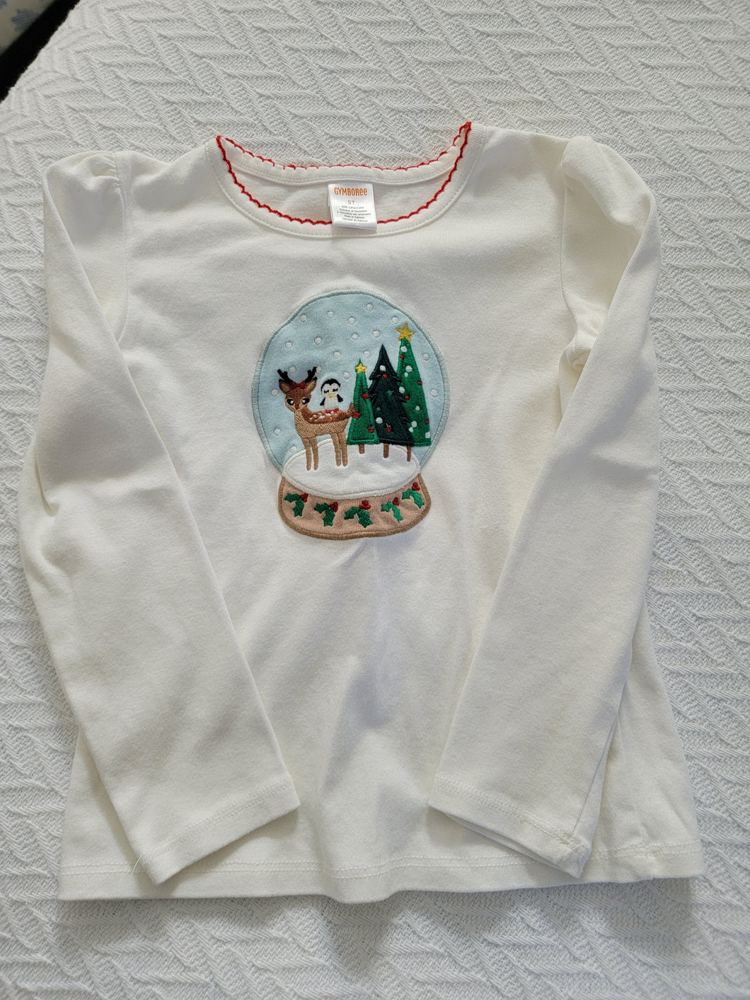 Gymboree brand new Snow globe shirt - size 5/5T