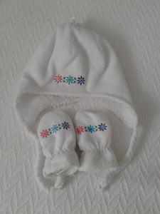 Reversible winter Hat mittens - size 18 months