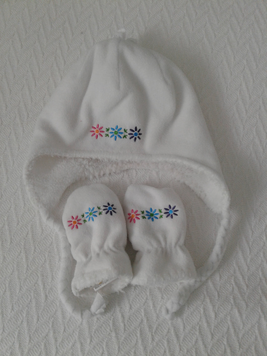 Reversible winter Hat mittens - size 18 months