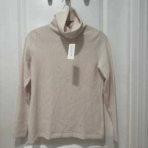 NWT Ann Taylor Ribbed Top Cream - size X-Small