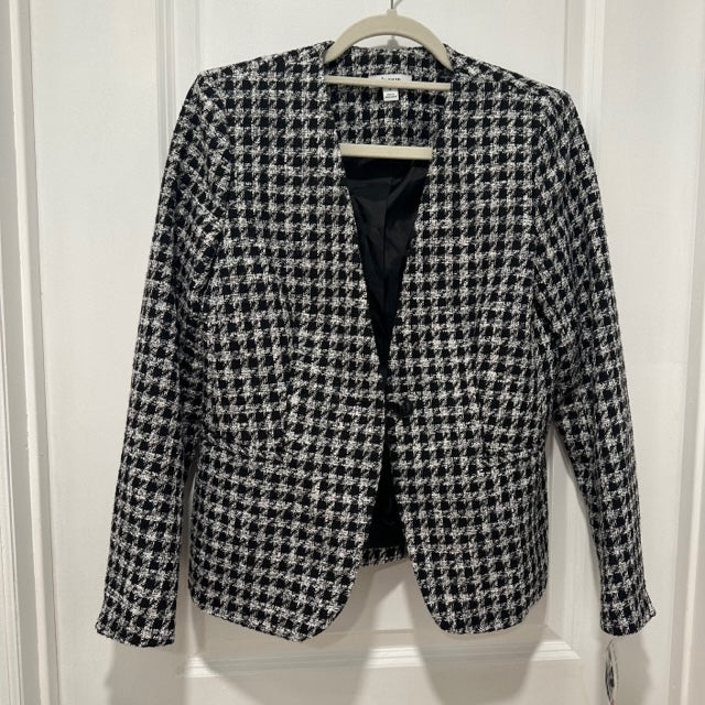 NWT Bar III Houndstooth Suit Jacket Black & Whte - size 4