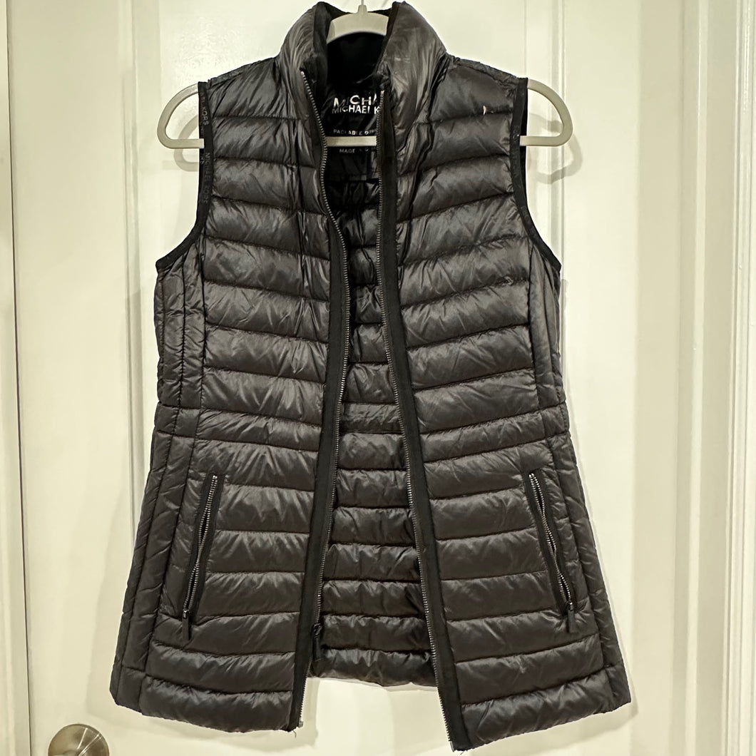 Michael Kors Black Puffer Vest Lightweight - size X-Small