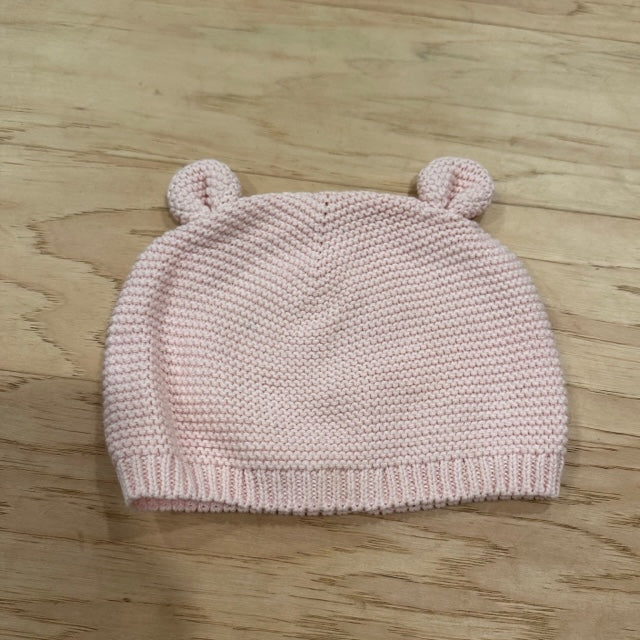 Baby Gap Bear Hat Pink Knit