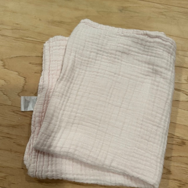 Baby Muslin Pink Blanket or Swaddle