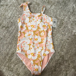 NWT Raisins One Piece Swimsuit Floral Pink - size 8