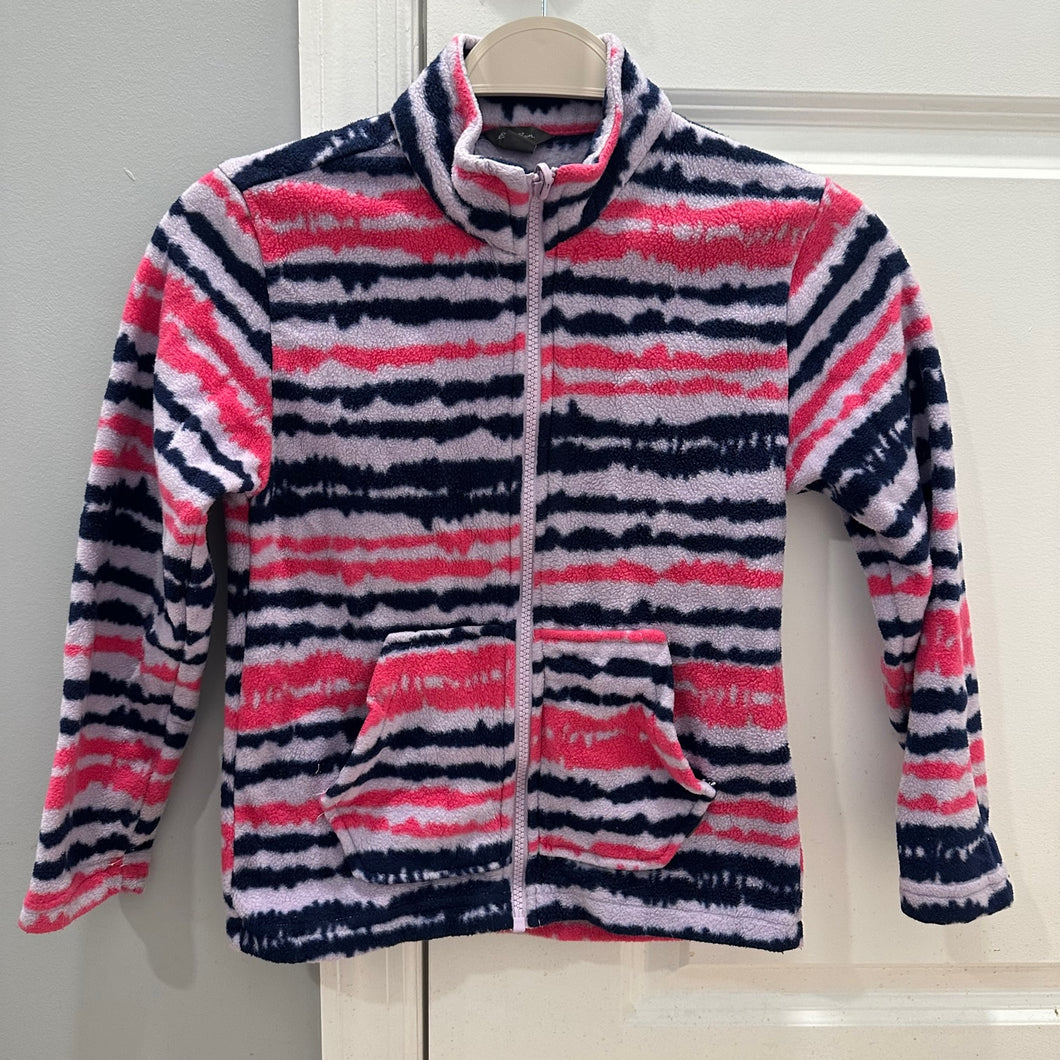 Eddie Bauer Fleece Zip Up Pink Purple 7/8 - size 7