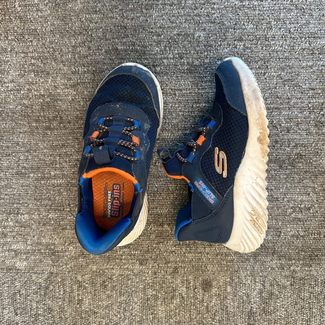 Skechers Slip-Ins Navy Orange, NEED CLEANING - size Shoes: Toddler Size 10