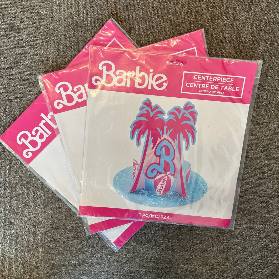 Barbie Party Centerpiece 3 Total