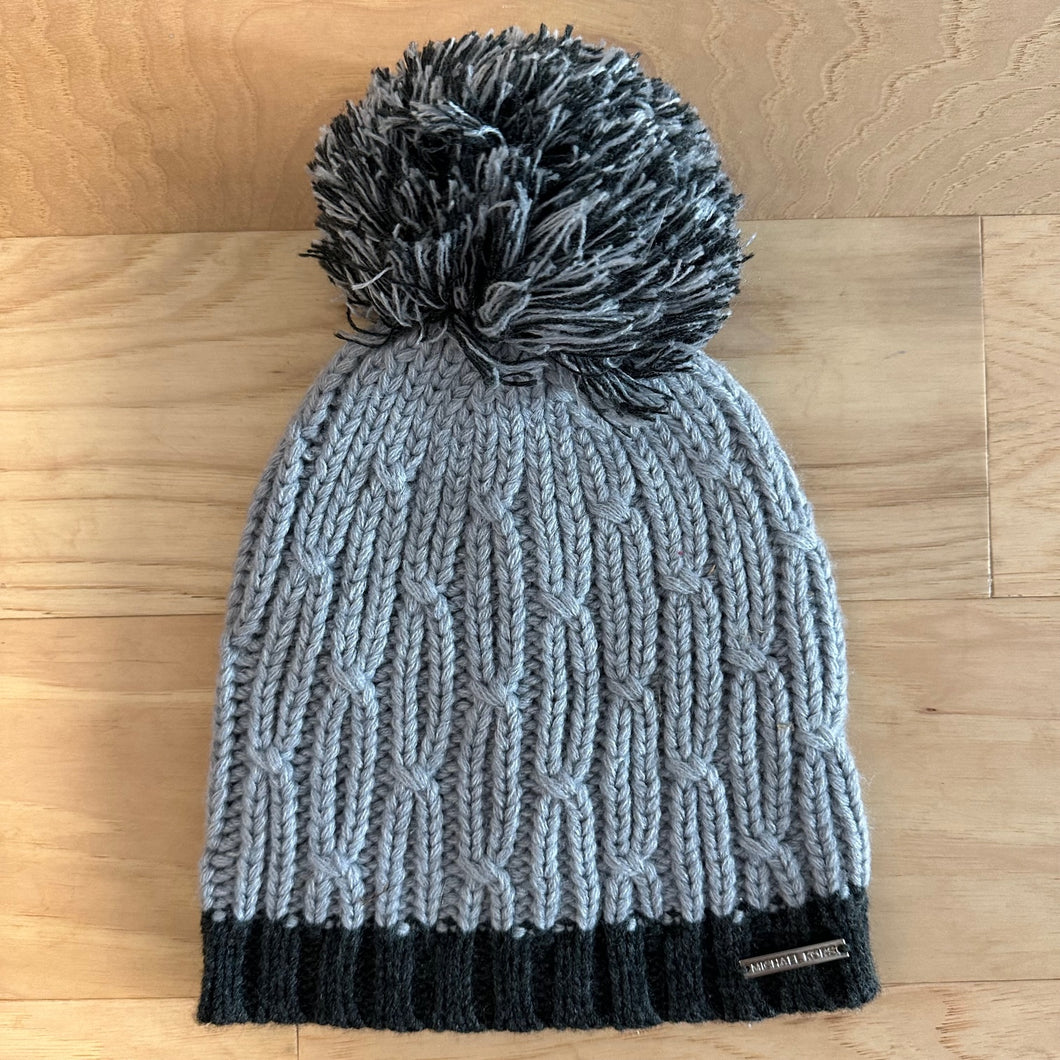 Michael Kors Knit Beanie with Pom Pom