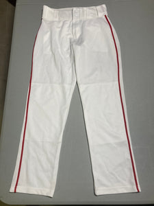 White baseball pants Red piping, Alleson