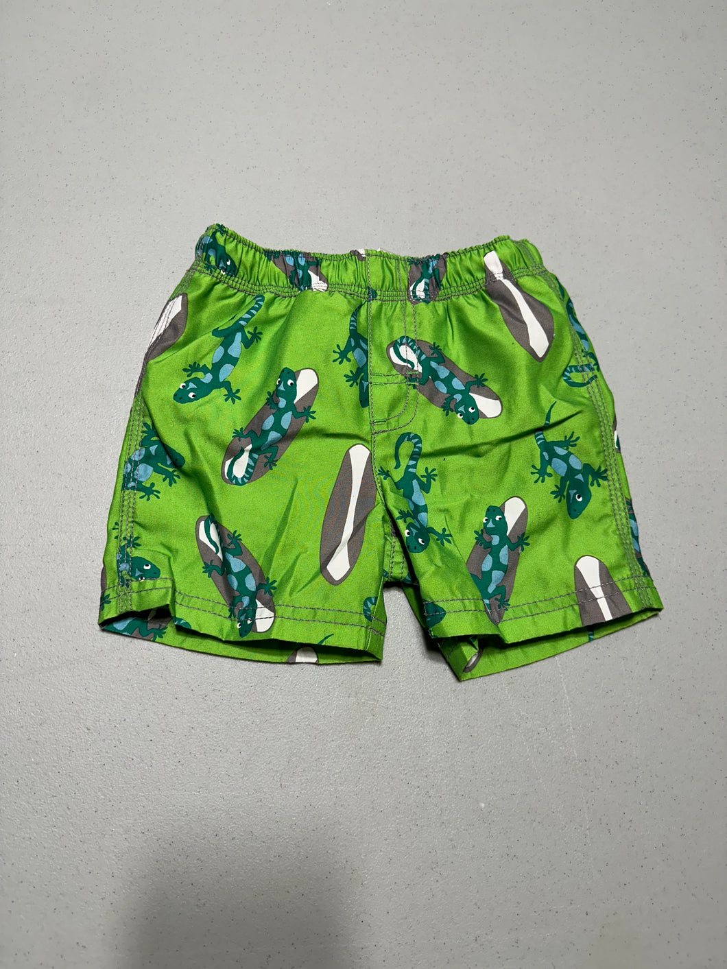 Gymboree bathing suit Gecko on surfboard - size 18 months