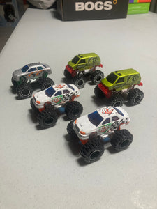 Mini Monster Truck Set 5 Pieces (2 inches tall&