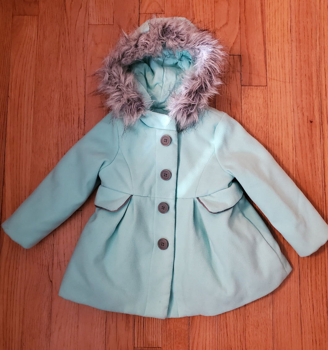 Cat & Jack  Aqua Peacoat - size 2T