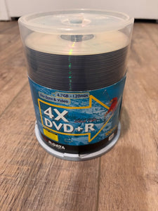 Blank DVD+R 100 pack About 90 left